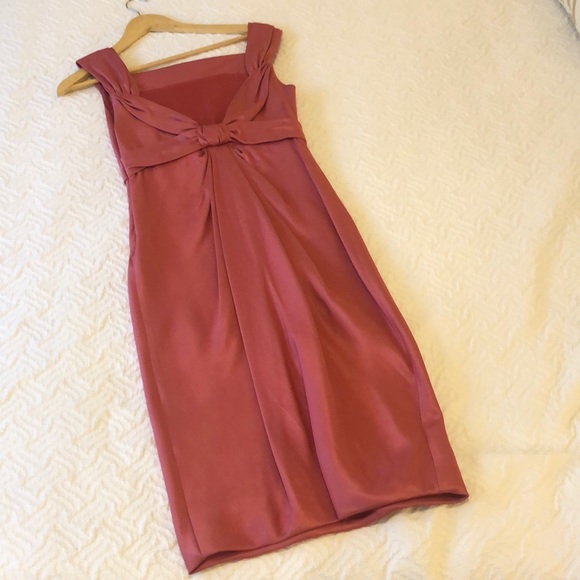 Saks Fifth Avenue Pink Empire Waist Dress Small - Picture 6 of 12